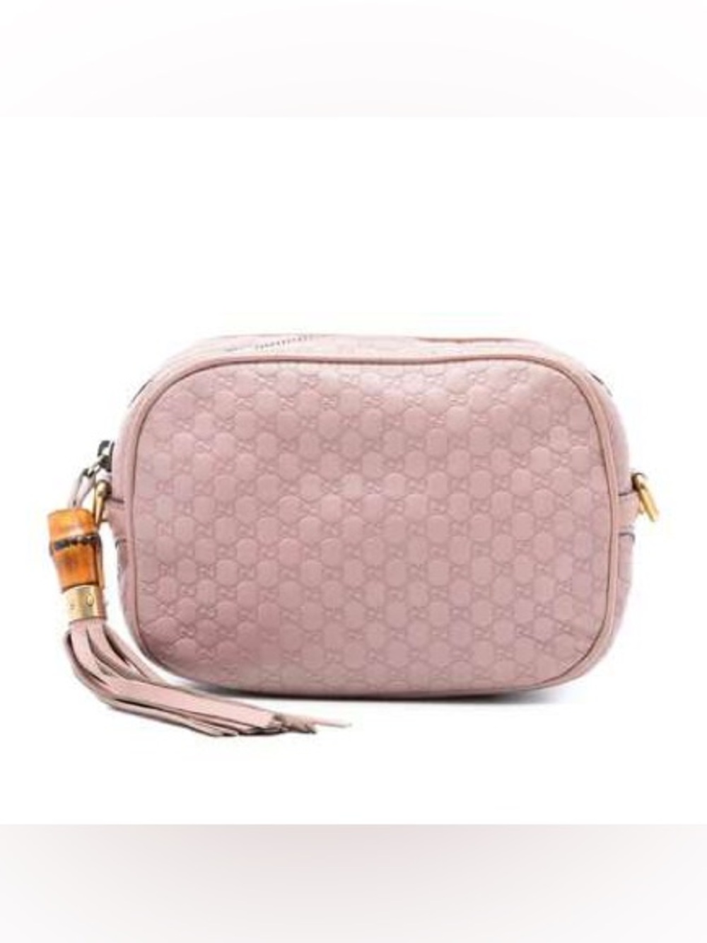 Gucci Blush Pink Embossed Leather Crossbody Bag